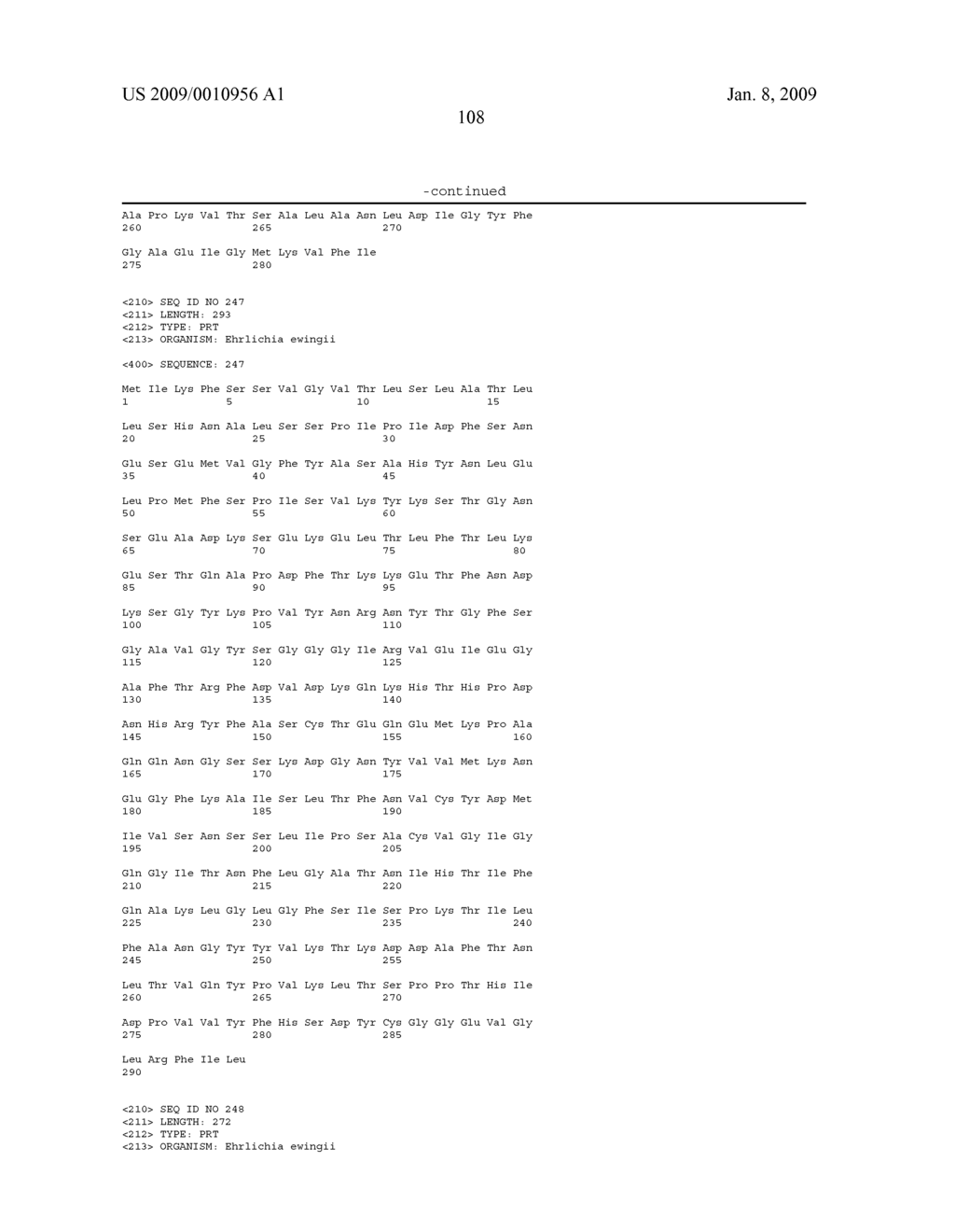 EHRLICHIA EWINGII PROTEINS, NUCLEIC ACIDS, AND METHODS OF THEIR USE - diagram, schematic, and image 127