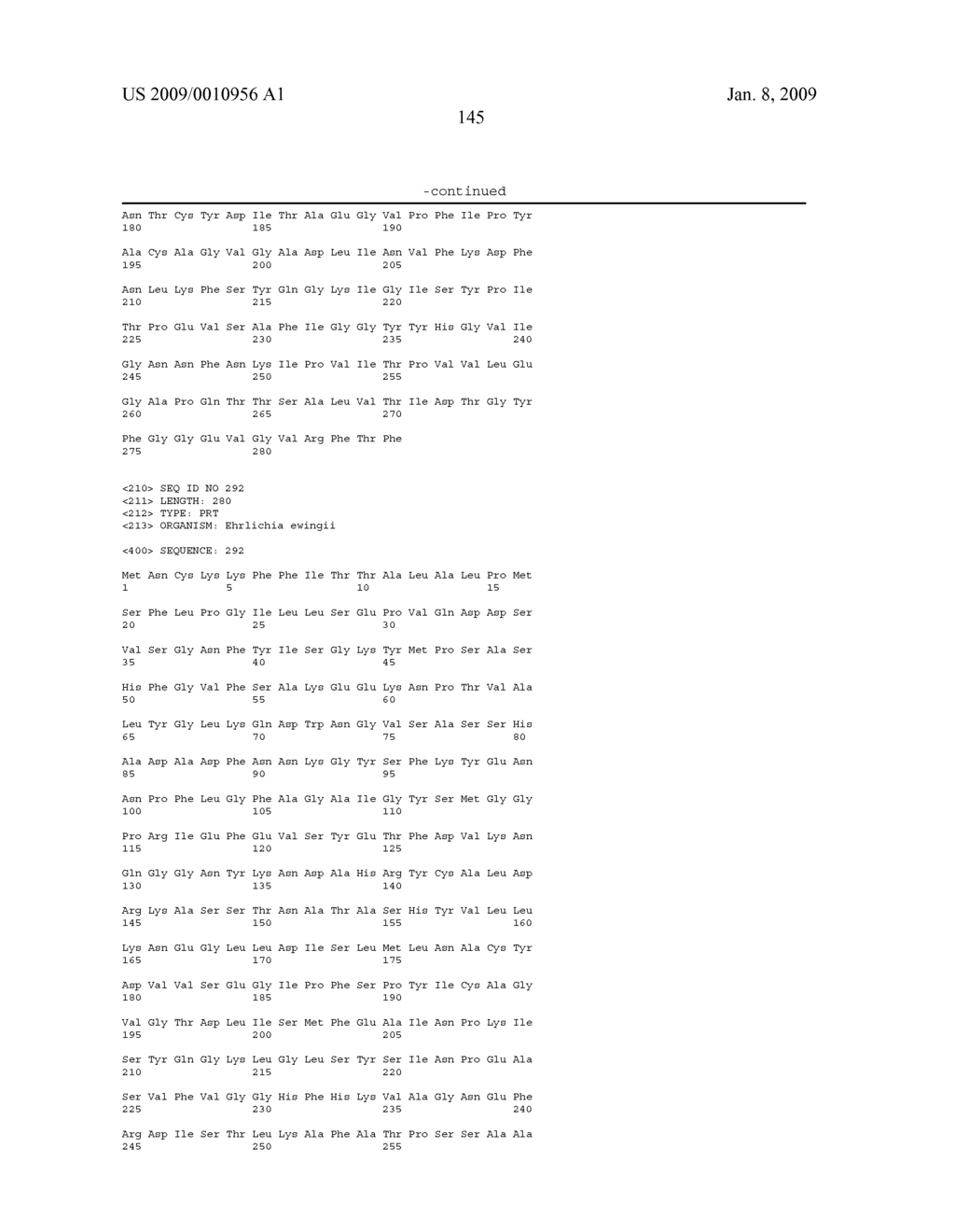 EHRLICHIA EWINGII PROTEINS, NUCLEIC ACIDS, AND METHODS OF THEIR USE - diagram, schematic, and image 164