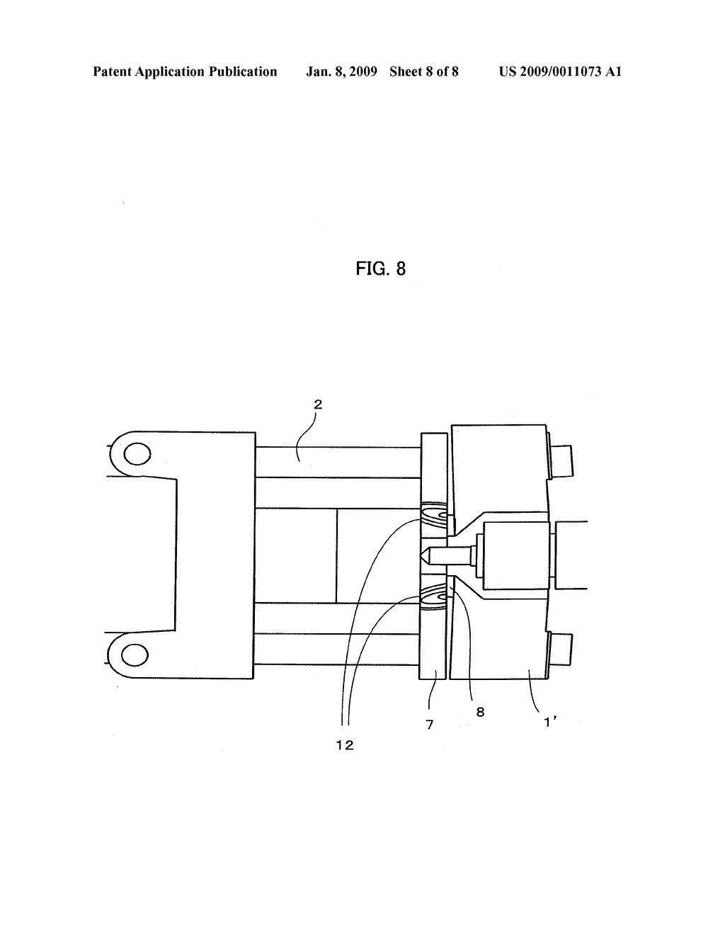 STATIONARY PLATEN OF INJECTION MOLDING MACHINE - diagram, schematic, and image 09