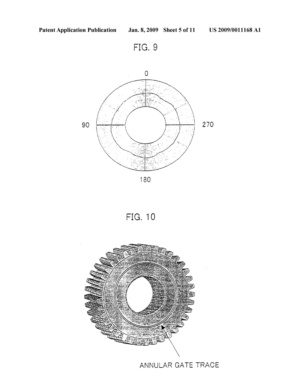 CIRCULAR RESIN-MOLDED PRODUCT HAVING CIRCULAR CENTER HOLE AND METHOD AND APPARATUS FOR MOLDING THE SAME - diagram, schematic, and image 06