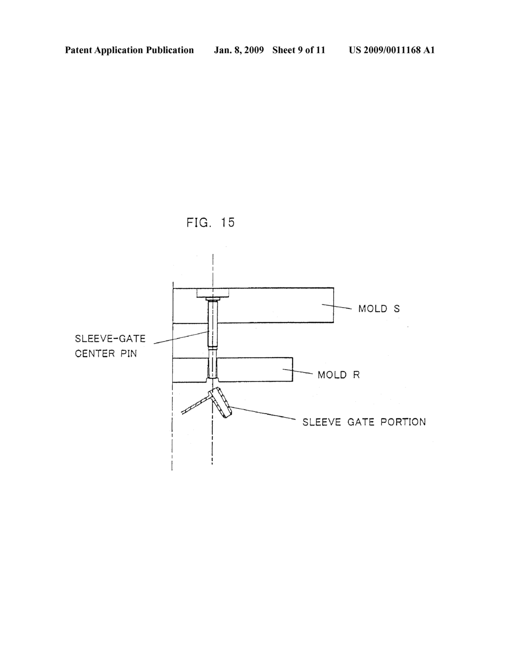 CIRCULAR RESIN-MOLDED PRODUCT HAVING CIRCULAR CENTER HOLE AND METHOD AND APPARATUS FOR MOLDING THE SAME - diagram, schematic, and image 10