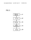 VITRIFIED BOND GRINDING WHEEL AND PROCESS FOR PRODUCING THE SAME diagram and image