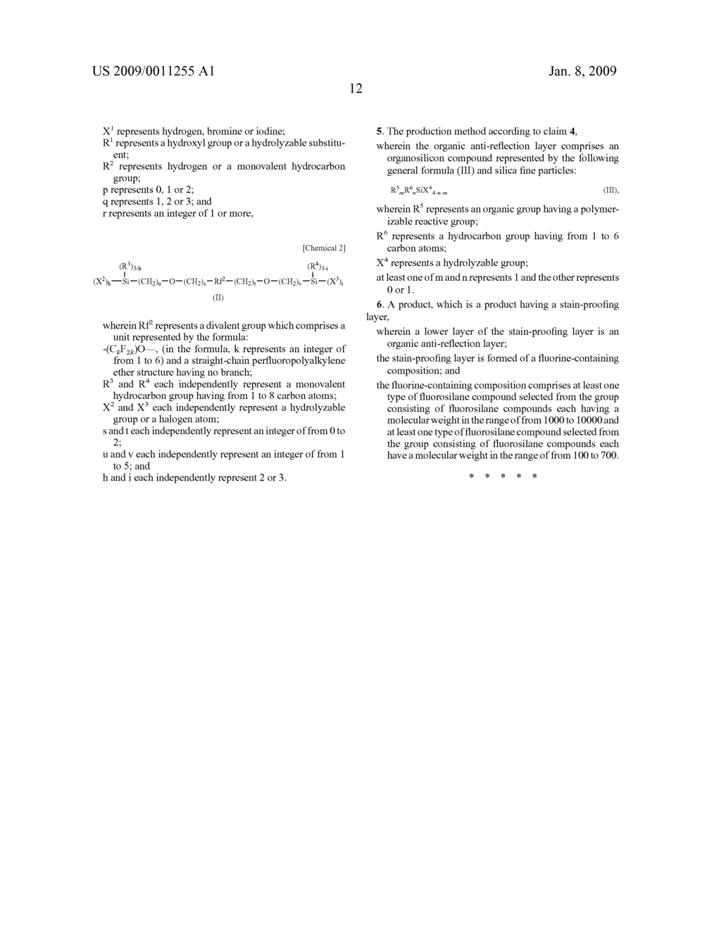 Method for Producing Product Having Stain-Proofing Layer and Product Having Stain-Proofing Layer - diagram, schematic, and image 13