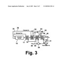 Method and apparatus for thermochemical recuperation with partial heat recovery of the sensible heat present in products of combustion diagram and image