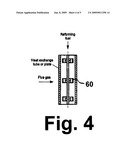 Method and apparatus for thermochemical recuperation with partial heat recovery of the sensible heat present in products of combustion diagram and image