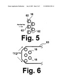 Method and apparatus for thermochemical recuperation with partial heat recovery of the sensible heat present in products of combustion diagram and image