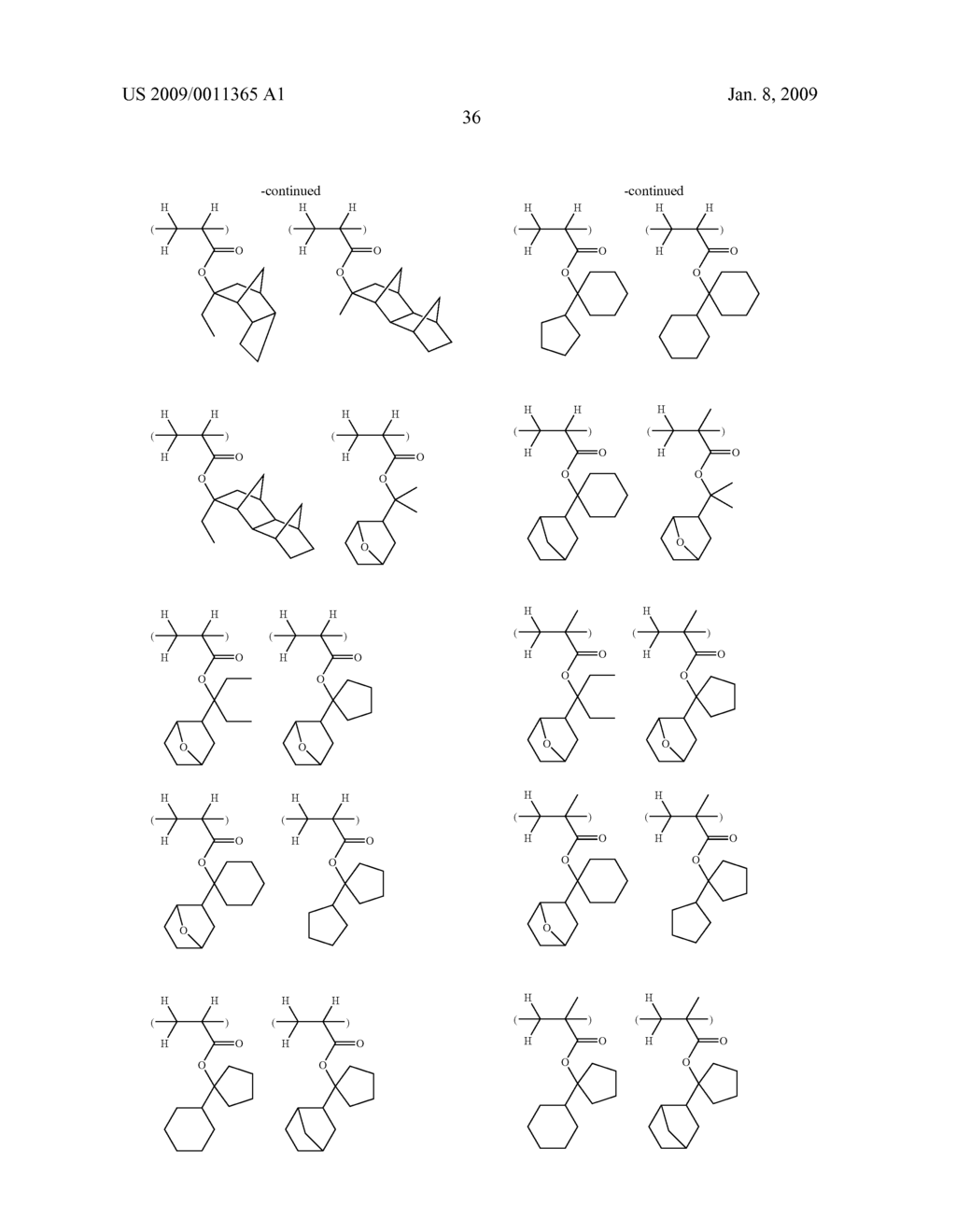 RESIST COMPOSITION AND PATTERNING PROCESS - diagram, schematic, and image 37