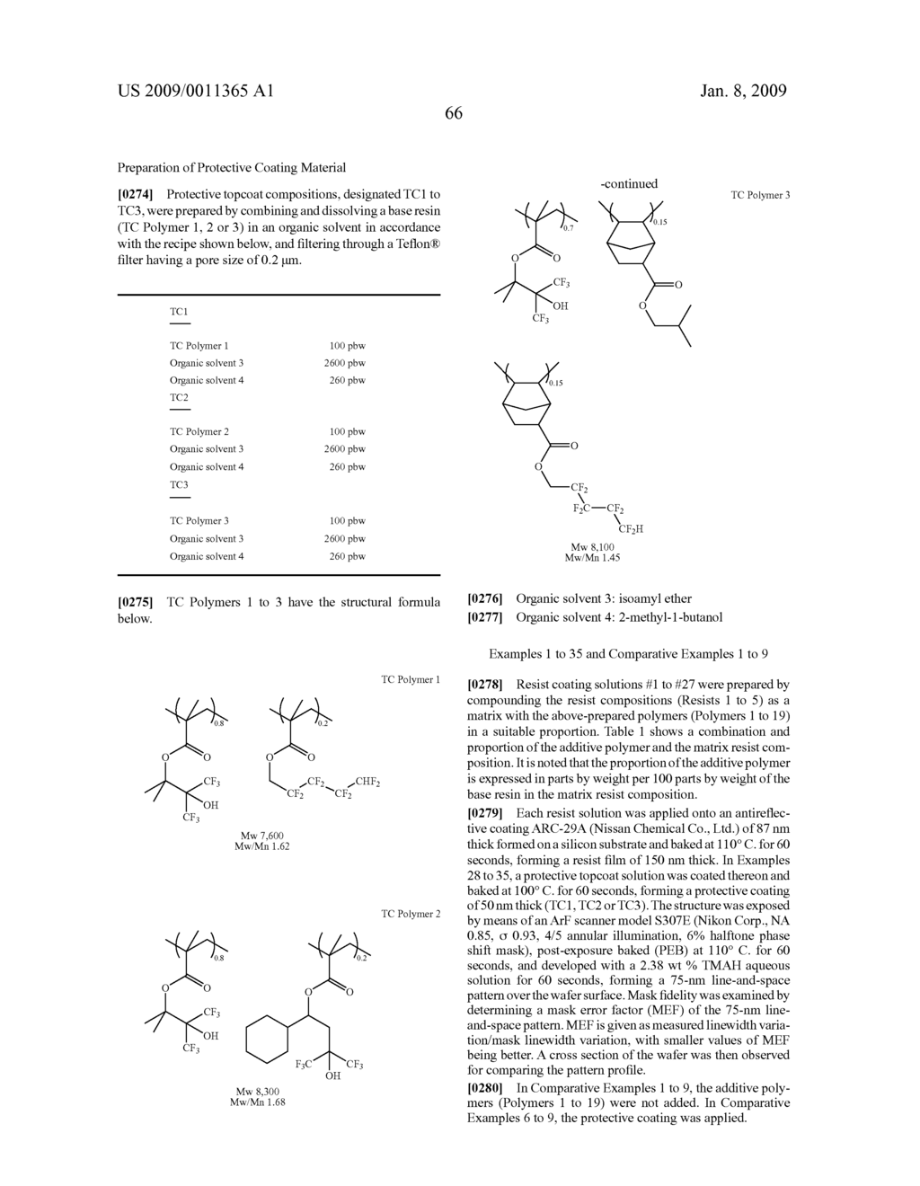 RESIST COMPOSITION AND PATTERNING PROCESS - diagram, schematic, and image 67