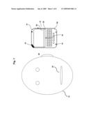 ANTENNA SPACER FOR A HANDHELD COMMUNICATION DEVICE diagram and image