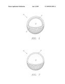 HIGHLY NEUTRALIZED POLYMER MATERIAL WITH HEAVY MASS FILLERS FOR A GOLF BALL diagram and image
