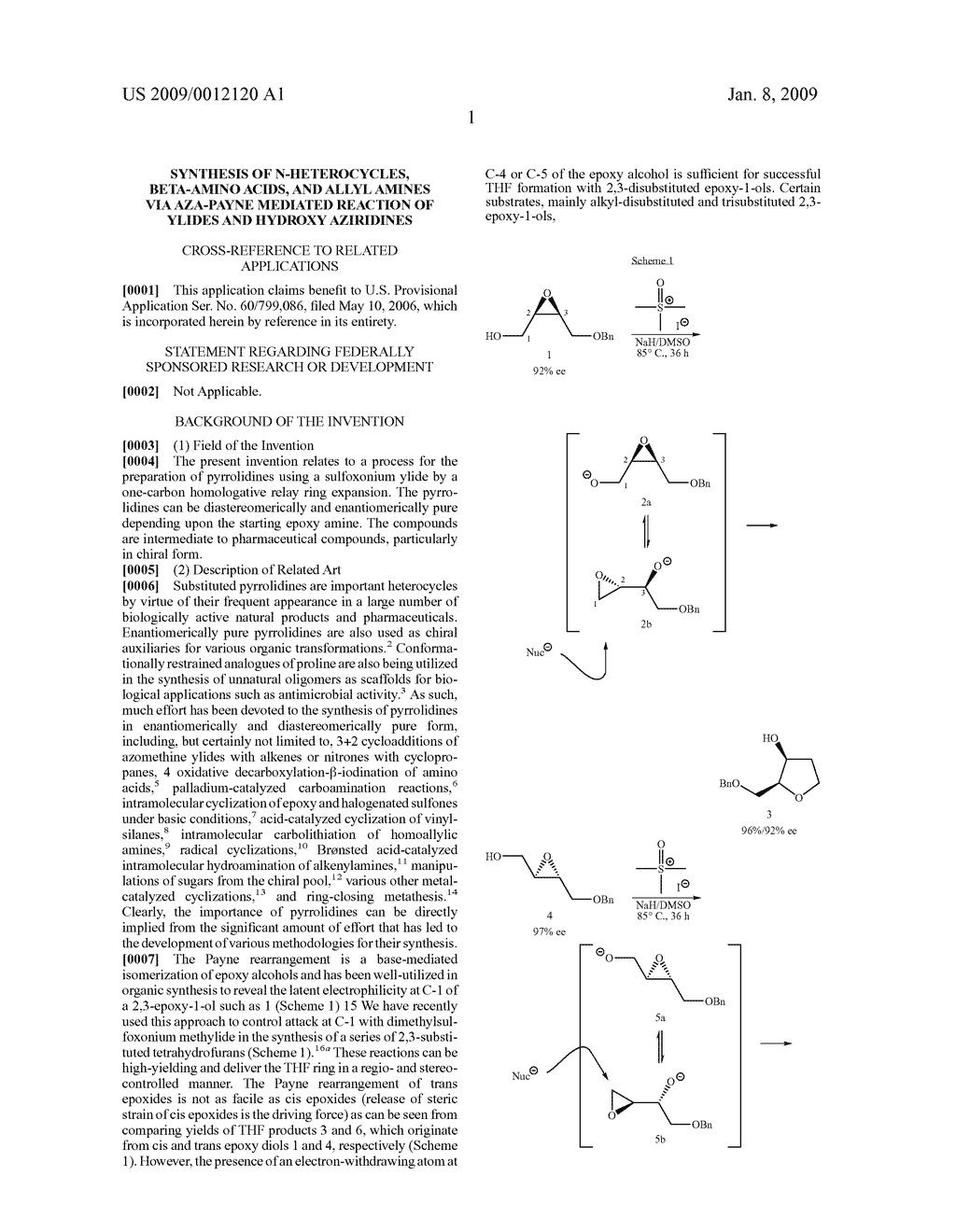 Synthesis of N-heterocycles, beta-amino acids, and allyl amines via aza-payne mediated reaction of ylides and hydroxy aziridines - diagram, schematic, and image 04