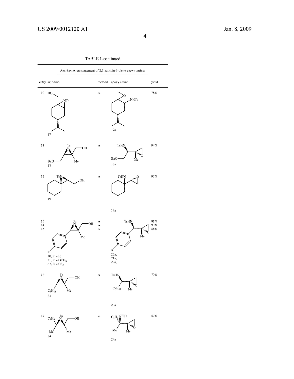 Synthesis of N-heterocycles, beta-amino acids, and allyl amines via aza-payne mediated reaction of ylides and hydroxy aziridines - diagram, schematic, and image 07