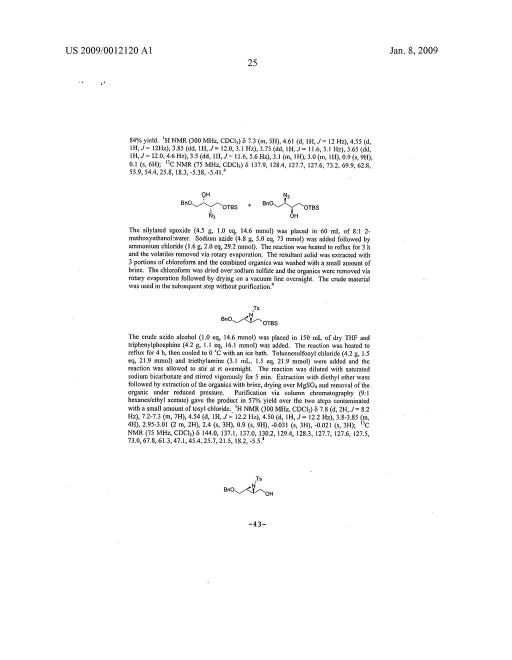 Synthesis of N-heterocycles, beta-amino acids, and allyl amines via aza-payne mediated reaction of ylides and hydroxy aziridines - diagram, schematic, and image 28