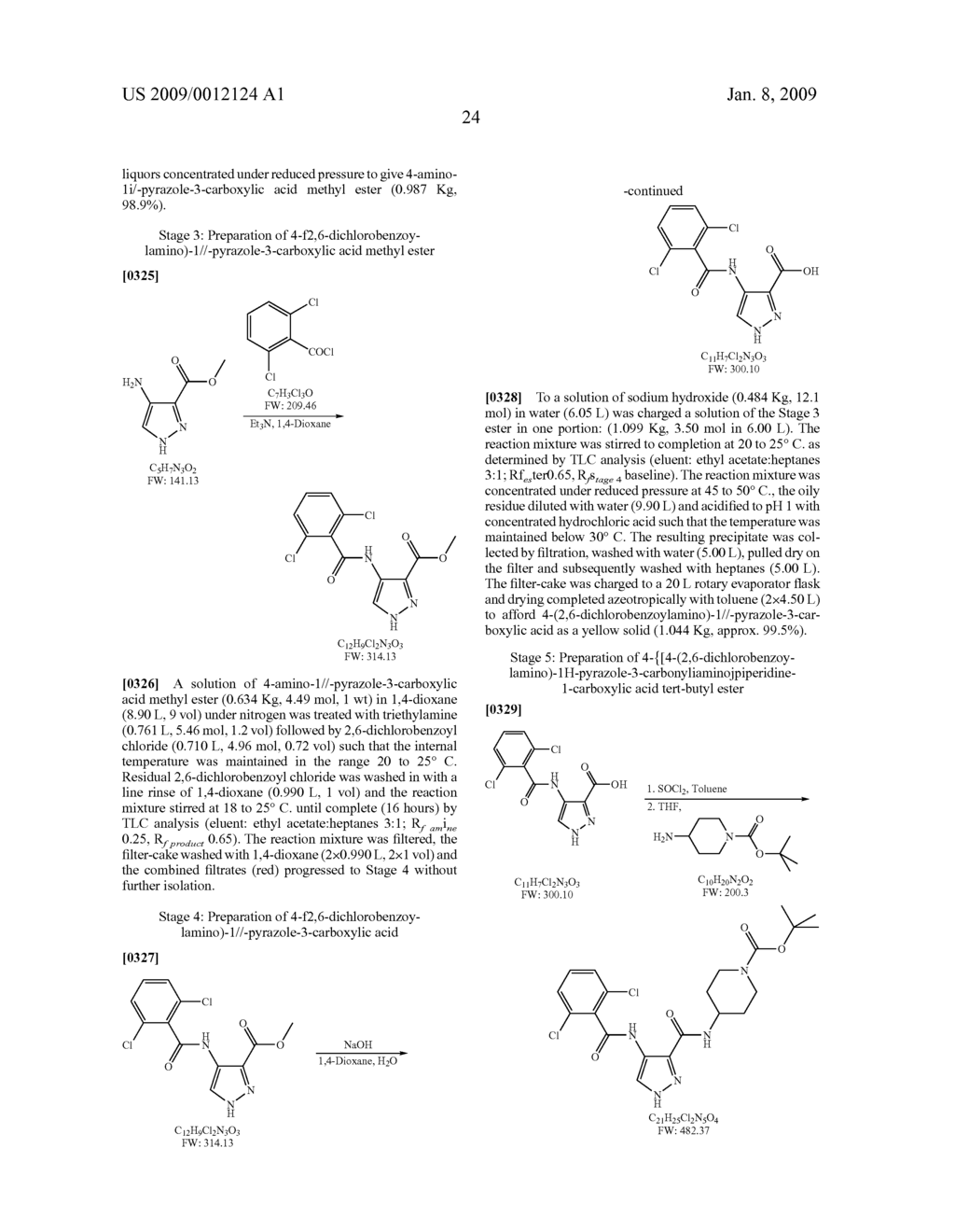 4-(2,6-dichloro-benzoylamino)-1H-pyrazole-3-carboxylic acid piperidin-4-ylamide acid addition salts as kinase inhibitors - diagram, schematic, and image 30