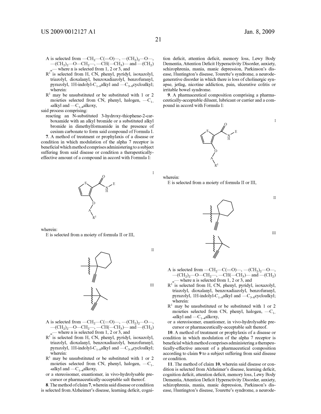 Thiophene-2-Carboxamide Derivatives as Alpha 7 Nicotinic Receptor Modulators - diagram, schematic, and image 22