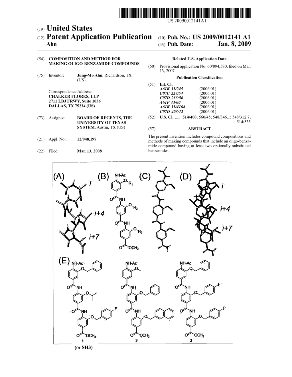 Composition and Method for Making Oligo-Benzamide Compounds - diagram, schematic, and image 01