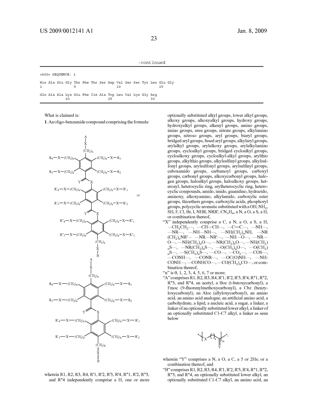 Composition and Method for Making Oligo-Benzamide Compounds - diagram, schematic, and image 102