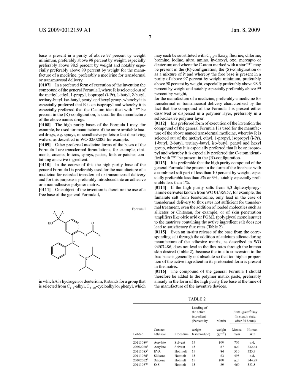 HIGH PURITY BASES OF 3,3-DIPHENYLPROPYLAMINO MONOESTERS - diagram, schematic, and image 12