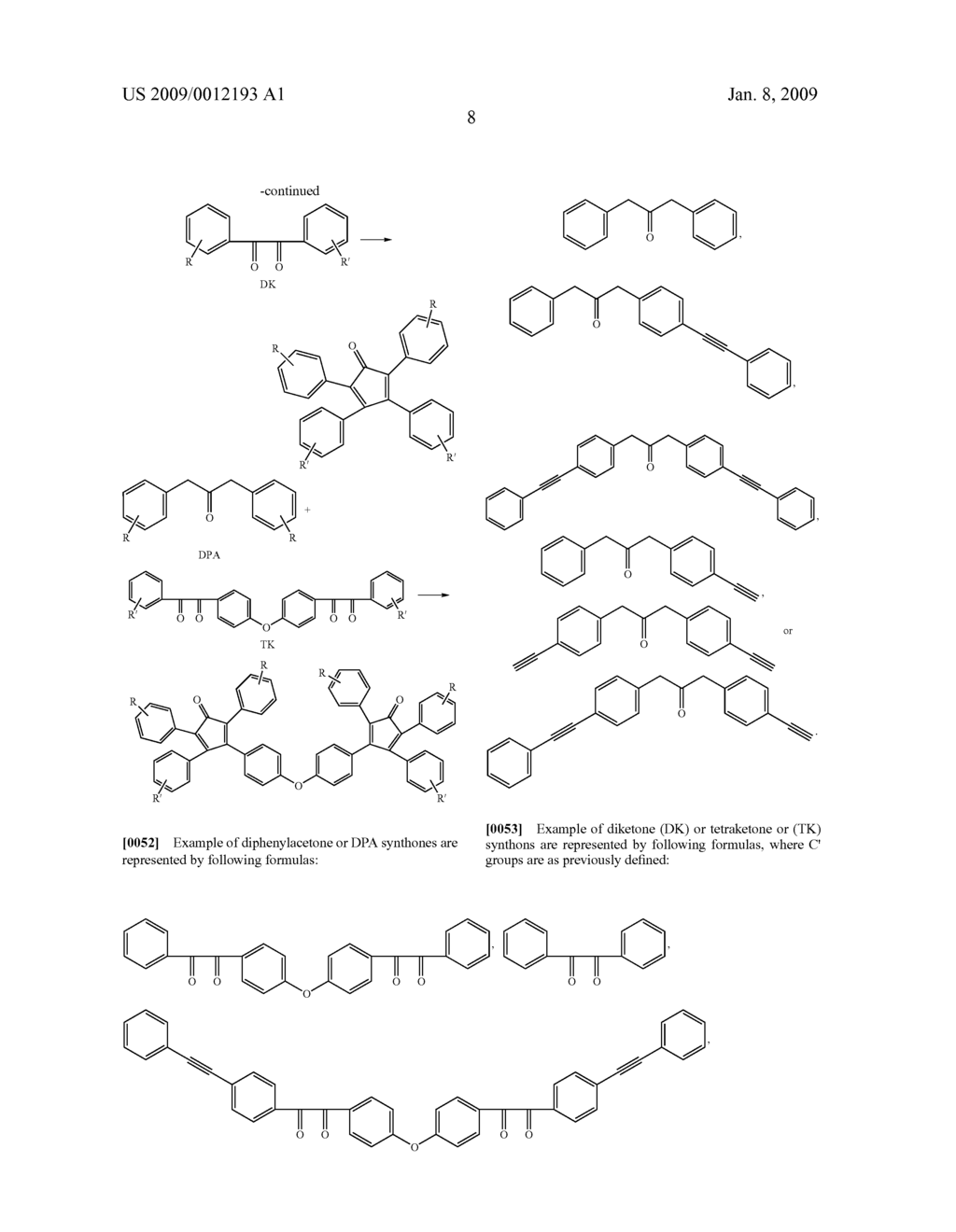 Multifunctional Ethynyl Substituted Monomers and Polyarylene Compositions Therefrom - diagram, schematic, and image 09