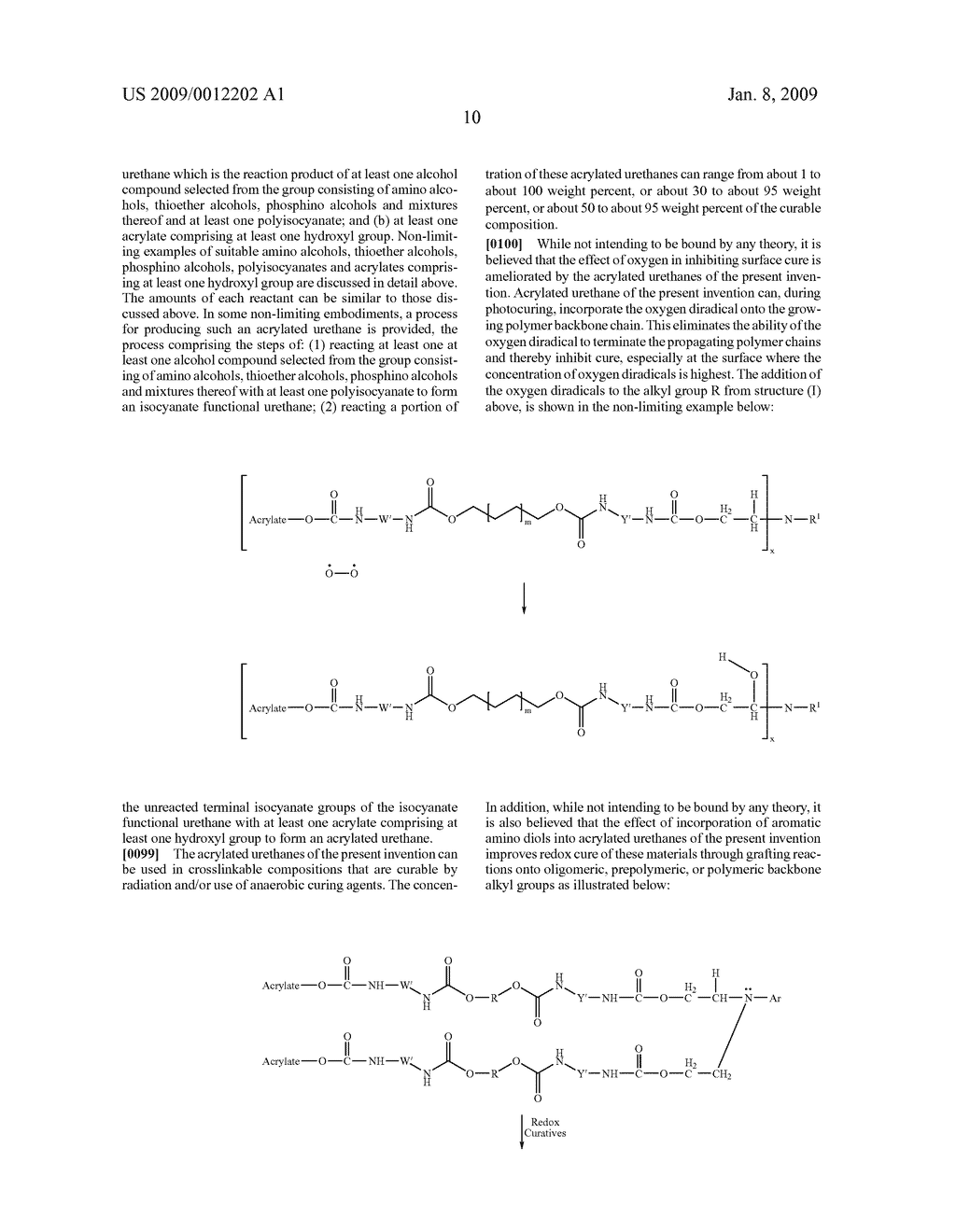 Acrylated Urethanes, Processes for Making the Same and Curable Compositions Including the Same - diagram, schematic, and image 13