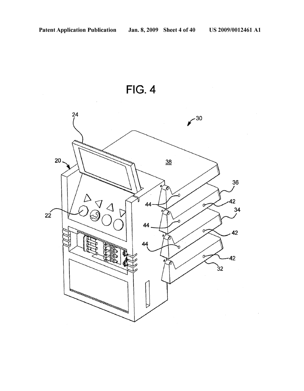 DIALYSIS SYSTEM HAVING DISPOSABLE CASSETTE AND HEATED CASSETTE INTERFACE - diagram, schematic, and image 05