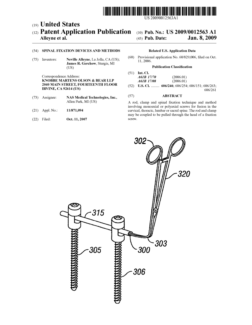 SPINAL FIXATION DEVICES AND METHODS - diagram, schematic, and image 01