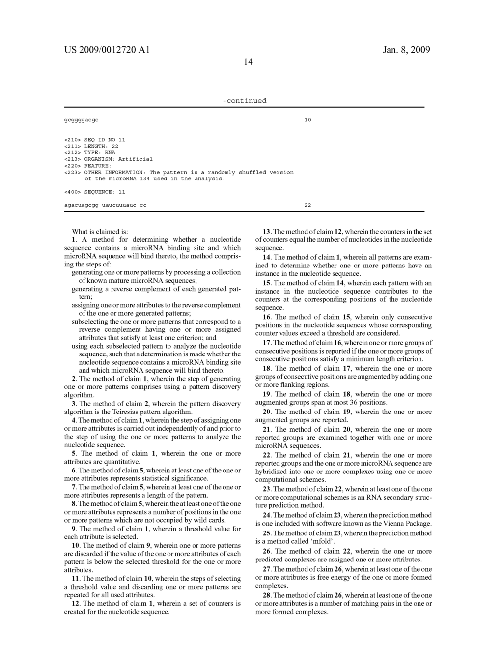 System and Method for Identification of MicroRNA Target Sites and Corresponding Targeting MicroRNA Sequences - diagram, schematic, and image 24