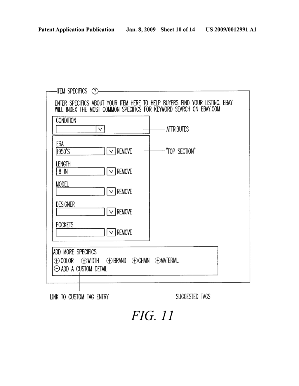 SYSTEM AND METHOD FOR PROVIDING INFORMATION TAGGING IN A NETWORKED SYSTEM - diagram, schematic, and image 11