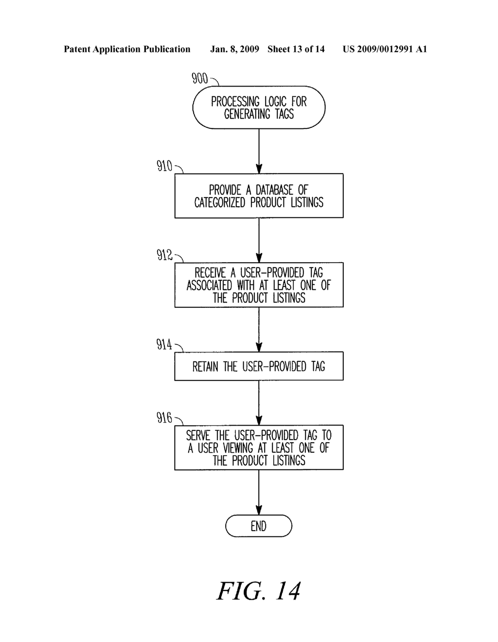 SYSTEM AND METHOD FOR PROVIDING INFORMATION TAGGING IN A NETWORKED SYSTEM - diagram, schematic, and image 14