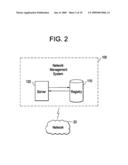 Network management system and method diagram and image