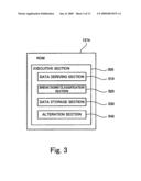 Monitoring apparatus, executive program, and information processing system diagram and image