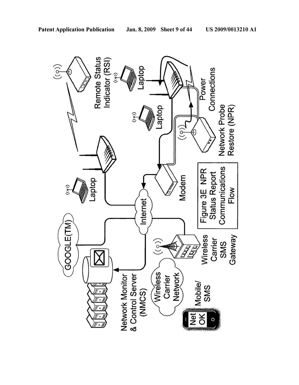 Systems, devices, agents and methods for monitoring and automatic reboot and restoration of computers, local area networks, wireless access points, modems and other hardware - diagram, schematic, and image 10