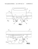 BED WITH A RETRACTABLE SIDE BARRIER diagram and image