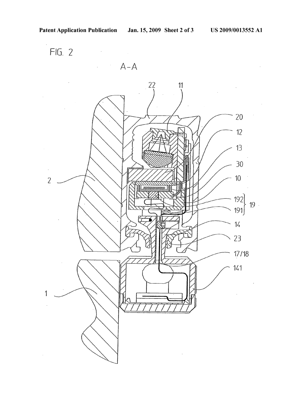 Length measuring arrangement - diagram, schematic, and image 03