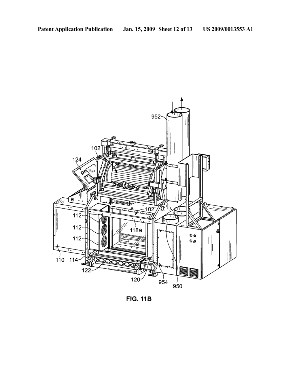 System and method for drying a freshly printed medium - diagram, schematic, and image 13