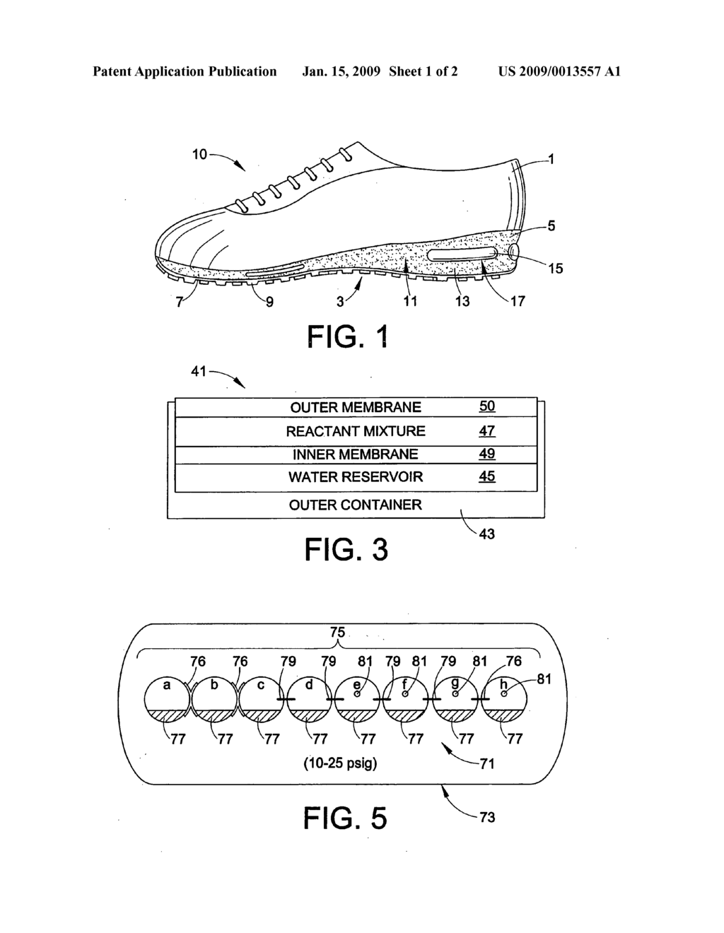 Self-inflating cushion and footwear including same - diagram, schematic, and image 02