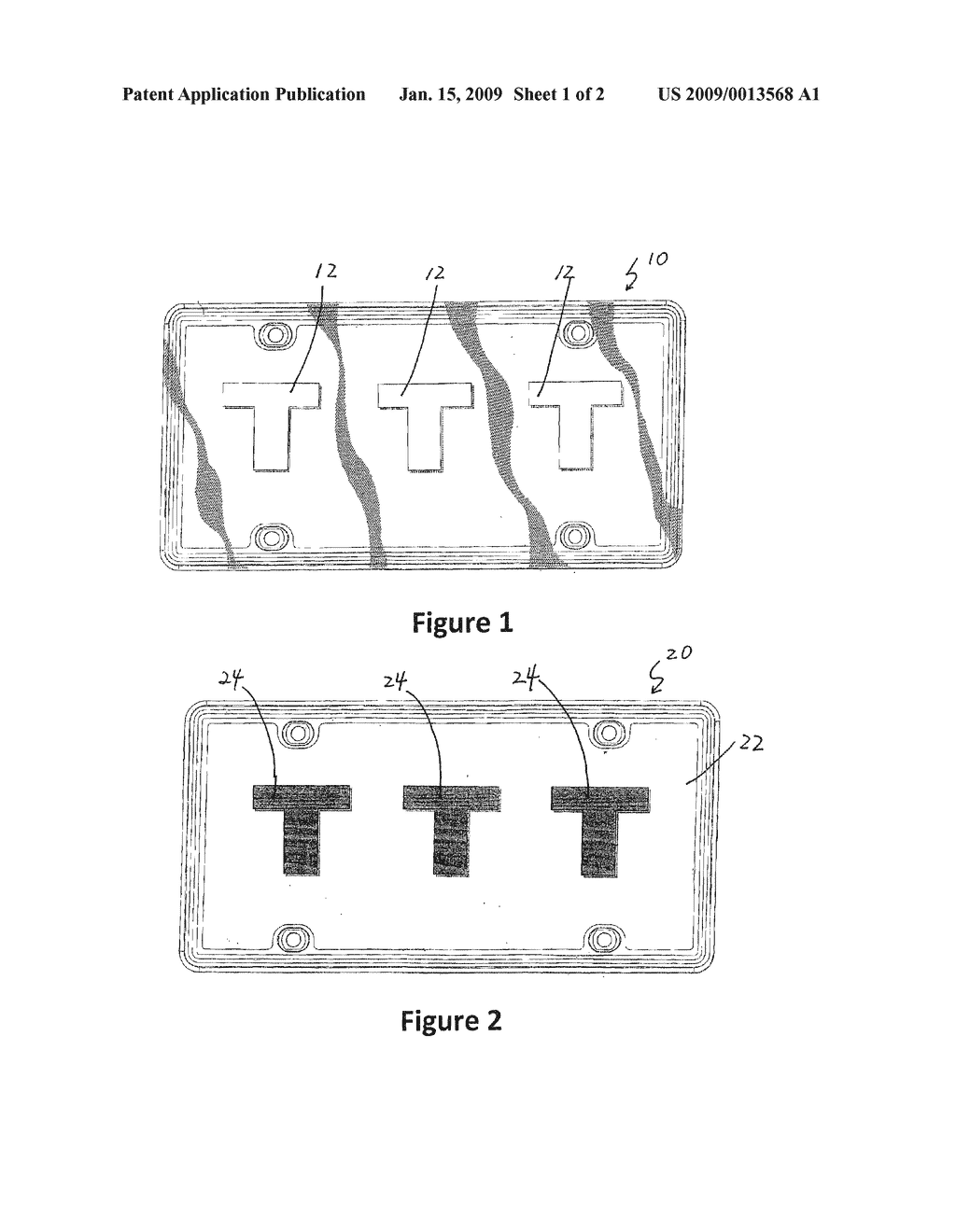 LUMINESCENT LICENSE PLATE AND METHOD TO USE SAME - diagram, schematic, and image 02