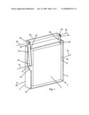 Reversible Wall-Mounted Message Board Apparatus diagram and image