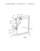 Reversible Wall-Mounted Message Board Apparatus diagram and image