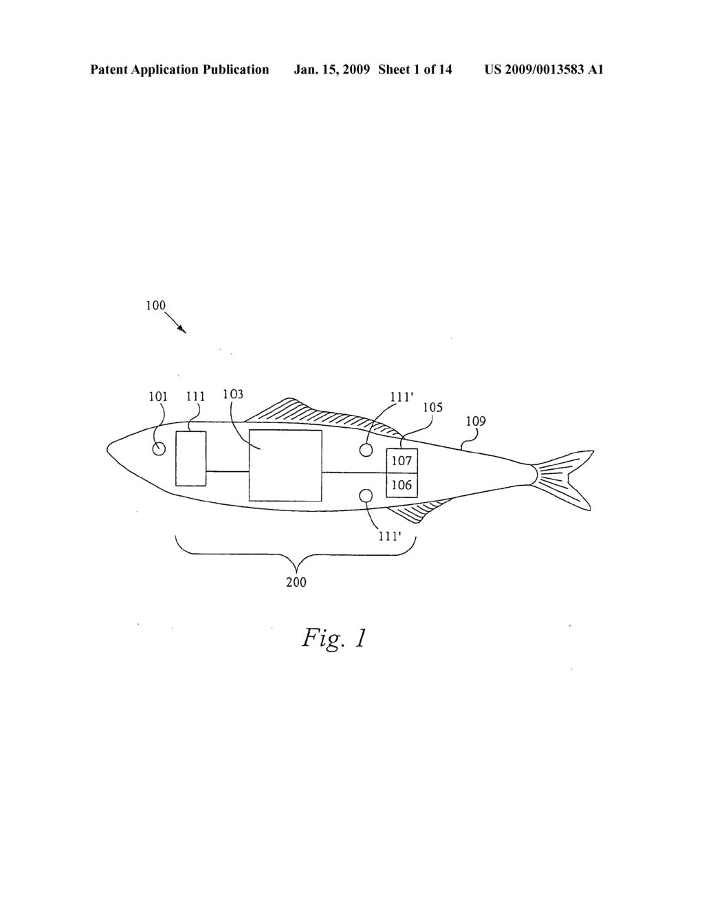 Method of and device for attracting aquatic life forms using an electromagnetic field generation - diagram, schematic, and image 02