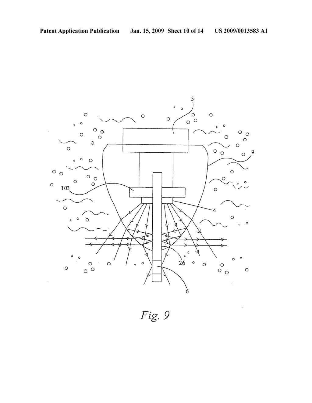 Method of and device for attracting aquatic life forms using an electromagnetic field generation - diagram, schematic, and image 11