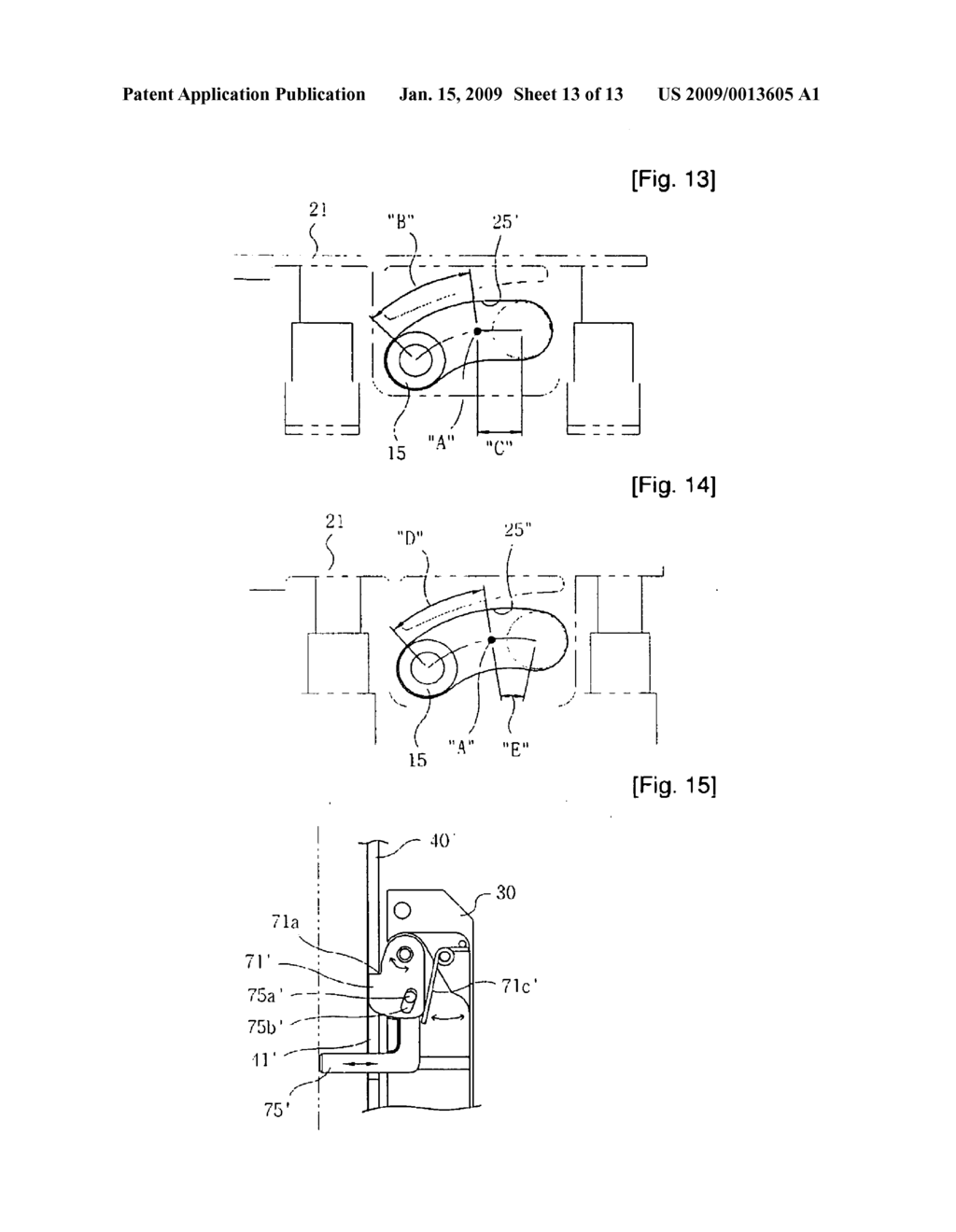 OPENING AND CLOSING DEVICE FOR LIFT-UP SLIDING DOORS AND WINDOWS - diagram, schematic, and image 14