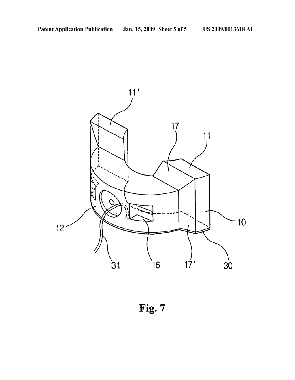 C-type underbracing having enlarged end portions for installing on utility pole - diagram, schematic, and image 06