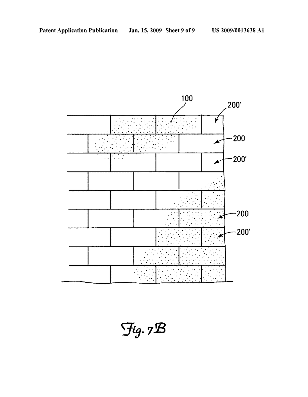 BLOCK WALL AND METHOD OF CONSTRUCTING A BLOCK WALL - diagram, schematic, and image 10