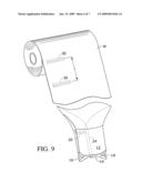 Package having reclosable pour spout and method of forming same diagram and image