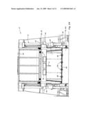 Remote control system and apparatus for enabling accessing the interior of a chamber of a harvester diagram and image