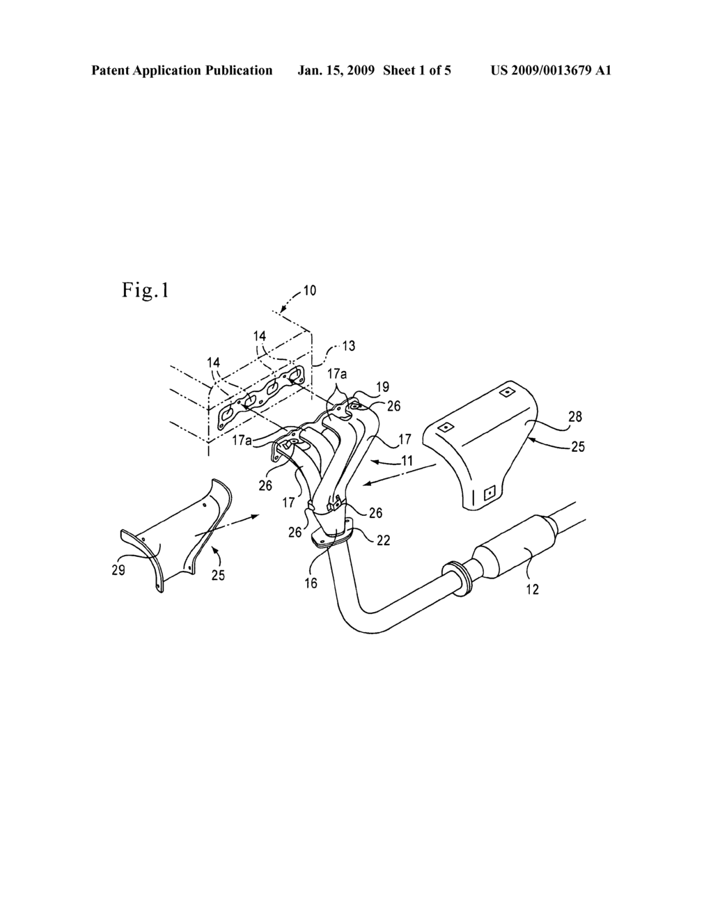 Engine exhaust structure - diagram, schematic, and image 02