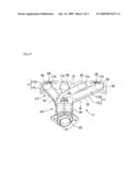 Engine exhaust structure diagram and image