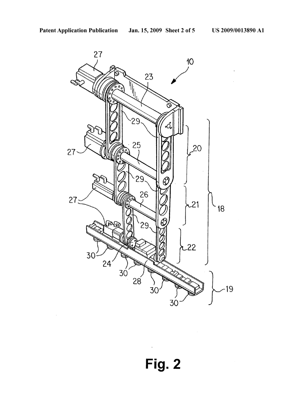 HANDLING DEVICE OF A PRINTING PRESS - diagram, schematic, and image 03