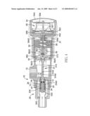 Pressure-regulating valve with an integrated pressure gauge diagram and image